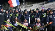 Le relais mixte français de biathlon s'est imposé ce samedi à Östersund.
