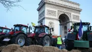 agriculteurs, arc de triomphe