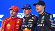 Verstappen Leclerc Russell