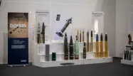 Munitions d'artillerie dans le showroom des locaux de KNDS (Nexter).