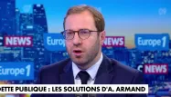 Déficit public : «Travailler plus, collectivement, c'est indispensable», assure Antoine Armand