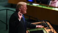 Donald Trump s'est exprimé avec vigueur, mardi après-midi, à l'Assemblée générale des Nations unies.