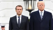 Donald Trump a loué le courage d'Arnaud Beltrame lors de son allocution commune avec Emmanuel Macron à la Maison-Blanche.