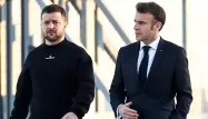 Volodymyr Zelensky et Emmanuel Macron