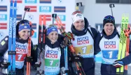 Grâce au relais mixte, les Bleus ont décrocher une première médaille dans les Mondiaux de biathlon 2023