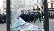 Quelques incidents sont venus perturber le bon déroulé de la manifestation parisienne contre la réforme des retraites.