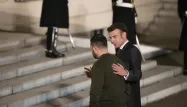 Emmanuel Macron assure sa volonté d'accompagner l'Ukraine.