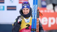 La Française Julia Simon a remporté la médaille de bronze de la mass start, dernière épreuve des Championnats du monde de biathlon