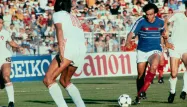Michel Platini a inscrit un des deux buts victorieux des Bleus en finale de l'Euro 1984 face à l'Espagne (Archives - Illustration).