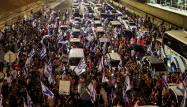 De nombreux manifestants ont défilé ce mardi dans les rues de Tel-Aviv.