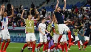 Les Bleus, victorieux de l'Australie (4-1) lors de leur entrée en lice dans ce Mondial 2022.