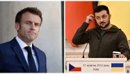 Emmanuel Macron et Volodymyr Zelensky