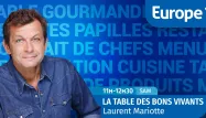 Ce samedi, Laurent Mariotte installe sa table des bons vivants au Château de la Chaize