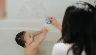 bébé bain