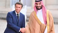 Emmanuel Macron a reçu Mohammed ben Salmane jeudi soir à l'Élysée.