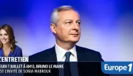 Bruno Le Maire est l'invité de Sonia Mabrouk jeudi dans la matinale d'Europe 1.