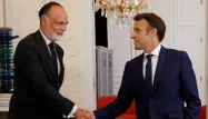 Emmanuel Macron s'est notamment entretenu avec Édouard Philippe.
