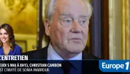 Christian Cambon est l'invité de Sonia Mabrouk jeudi à 8h13
