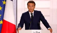 Emmanuel Macron lors de son investiture, ce samedi 07 mai.