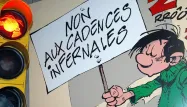 Isabelle Franquin, seule héritière et ayant-droit, s'oppose, comme le souhaitait son père, à un retour de Gaston Lagaffe.