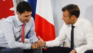 Emmanuel Macron Justin Trudeau