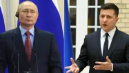 Vladimir Poutine Volodymyr Zelensky