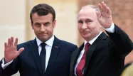 Emmanuel Macron et Vladimir Poutine