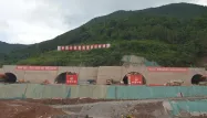 Quatre ans de travaux auront été nécessaires à la construction de ce tunnel.