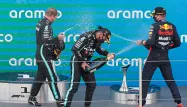 C'est la fin de la traditionnelle bataille de champagne sur les podiums de F1.