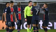 La frustration des Parisiens lors de la défaite contre Manchester City (2-1).