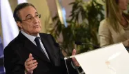 Florentino Perez regrette la réaction de l'UEFA vis-à-vis du projet de Super Ligue européenne.