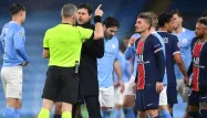 City PSG fin du match Ligue des champions Paul ELLIS / AFP