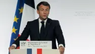 Emmanuel Macron s'est exprimé à l'occasion du bicentenaire de la mort de Napoléon Bonaparte, mercredi.