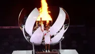Naomi Osaka a allumé la vasque olympique des JO de Tokyo.