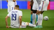 Karim Benzema s'est blessé contre la Bulgarie.