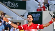 Novak Djokovic après sa victoire à Roland-Garros dimanche.