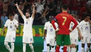 Karim Benzema a marqué un doublé contre le Portugal.
