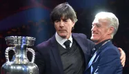 Didier Deschamps Joachim Löw @Daniel MIHAILESCU / AFP