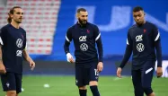 Le trio Griezmann-Benzema-Mbappé est craint par l'Allemagne.