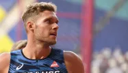 Le Français Kevin Mayer remporte la médaille d'argent au décathlon.