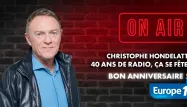 Christophe Hondelatte fête ses 40 ans de radio
