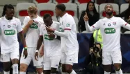 Moussa Dembélé (à droite) a ouvert le score pour Lyon.