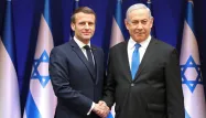 Emmanuel Macron Benyamin Netanyahou Israël