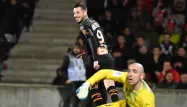 L'attaquant marseillais Dario Benedetto a inscrit une triplé face à Nîmes.