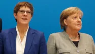 Annegret Kramp-Karrenbauer et Angela Merkel
