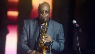 Le célèbre saxophoniste Manu Dibango.