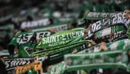 Les supporters de Saint-Etienne.