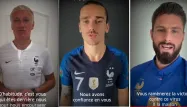 Dans une vidéo, le staff et les joueurs de l'équipe de France apportent leur soutien aux soignants.