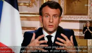 Emmanuel Macron s'exprimera une troisième fois devant les Français lundi.