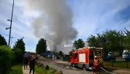 incendie entrepôt seine saint denis / Martin BUREAU / AFP
